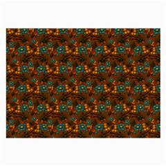 Blue Bloom Bouquet Large Glasses Cloth (2 Sides) by GeekLover