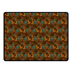 Blue Bloom Bouquet Two Sides Fleece Blanket (small) by GeekLover