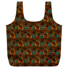 Blue Bloom Bouquet Full Print Recycle Bag (xl) by GeekLover