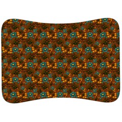 Blue Bloom Bouquet Velour Seat Head Rest Cushion by GeekLover