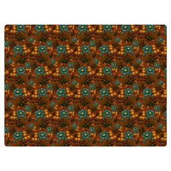 Blue Bloom Bouquet Premium Plush Fleece Blanket (extra Small) by GeekLover