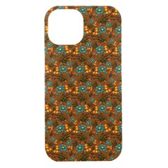 Blue Bloom Bouquet Iphone 15 Black Uv Print Pc Hardshell Case