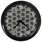 Always Say Goodbye Wall Clock (Black) Front