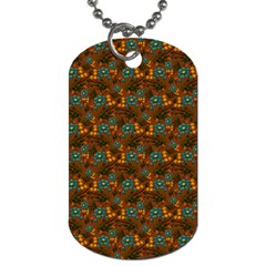 Blue Bloom Bouquet Dog Tag (one Side) by GeekLover