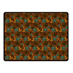 Blue Bloom Bouquet Fleece Blanket (small) by GeekLover