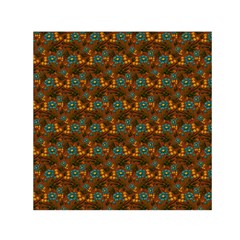 Blue Bloom Bouquet Square Satin Scarf (30  X 30 ) by GeekLover