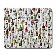 Bottle Chic Print Patterns Large Mousepad by BellaVistaTshirt02