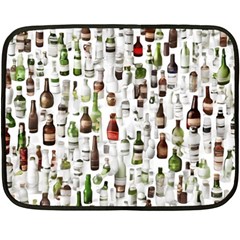 Bottle Chic Print Patterns Two Sides Fleece Blanket (mini) by BellaVistaTshirt02