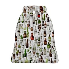 Bottle Chic Print Patterns Bell Ornament (two Sides)