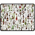 Bottle Chic Print Patterns Two Sides Fleece Blanket (Medium) 58.8 x47.4  Blanket Front