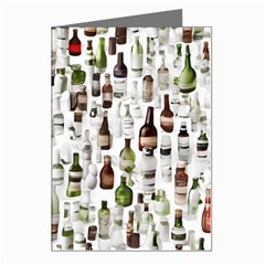 Bottle Chic Print Patterns Greeting Cards (pkg Of 8)