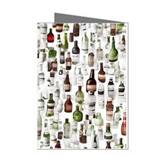 Bottle Chic Print Patterns Mini Greeting Cards (pkg Of 8)