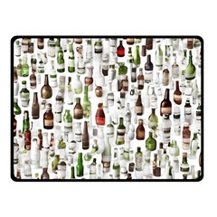 Bottle Chic Print Patterns Two Sides Fleece Blanket (small) by BellaVistaTshirt02