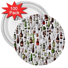 Bottle Chic Print Patterns 3  Buttons (100 Pack)  by BellaVistaTshirt02