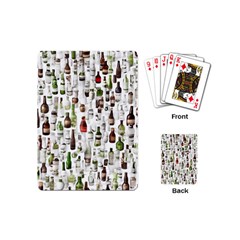 Bottle Chic Print Patterns Playing Cards Single Design (mini)