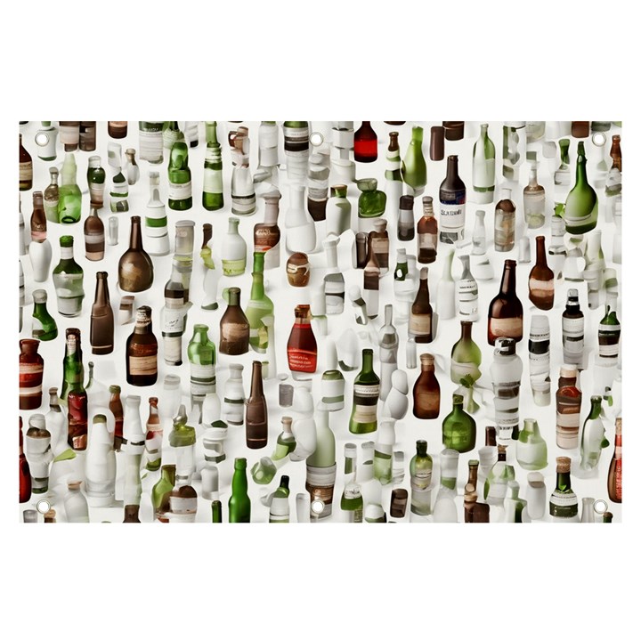 Bottle Chic Print Patterns Banner and Sign 6  x 4 