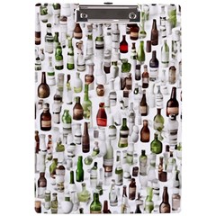 Bottle Chic Print Patterns A4 Acrylic Clipboard by BellaVistaTshirt02