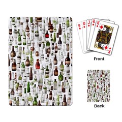 Bottle Chic Print Patterns Playing Cards Single Design (rectangle)