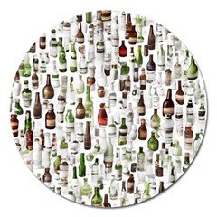 Bottle Chic Print Patterns Magnet 5  (round) by BellaVistaTshirt02