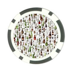 Bottle Chic Print Patterns Poker Chip Card Guard