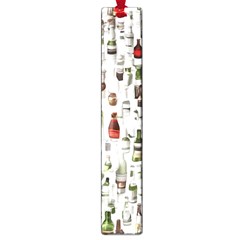 Bottle Chic Print Patterns Large Book Marks by BellaVistaTshirt02