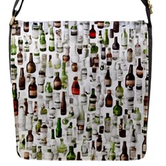 Bottle Chic Print Patterns Flap Closure Messenger Bag (s) by BellaVistaTshirt02