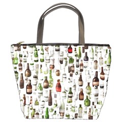 Bottle Chic Print Patterns Bucket Bag by BellaVistaTshirt02