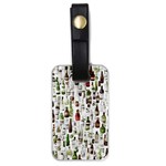 Bottle Chic Print Patterns Luggage Tag (one side) Front