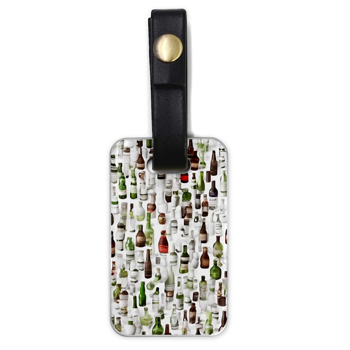 Bottle Chic Print Patterns Luggage Tag (one side)