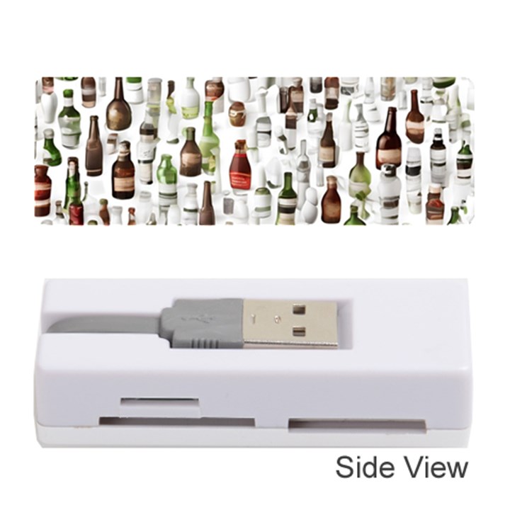 Bottle Chic Print Patterns Memory Card Reader (Stick)