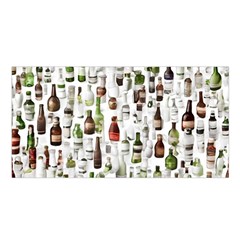 Bottle Chic Print Patterns Satin Shawl 45  X 80 