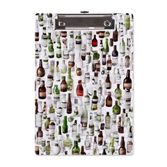 Bottle Chic Print Patterns A5 Acrylic Clipboard by BellaVistaTshirt02