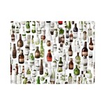 Bottle Chic Print Patterns Premium Plush Fleece Blanket (Mini) 35 x27  Blanket Front