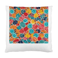 Floral And Leaves Pattern Standard Cushion Case (two Sides) by BellaVistaTshirt02