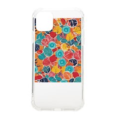 Floral And Leaves Pattern Iphone 11 Tpu Uv Print Case by BellaVistaTshirt02