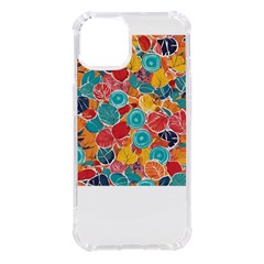 Floral And Leaves Pattern Iphone 14 Tpu Uv Print Case by BellaVistaTshirt02