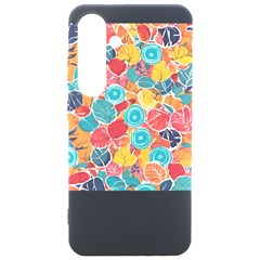 Floral And Leaves Pattern Samsung Galaxy S24 6 2 Inch Black Tpu Uv Case