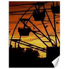 Urban Sunset Scene, Las Grutas, Rio Negro, Argentina Bk Canvas 18  X 24  by dflcprintsclothing