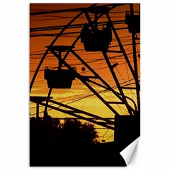 Urban Sunset Scene, Las Grutas, Rio Negro, Argentina Bk Canvas 20  X 30  by dflcprintsclothing