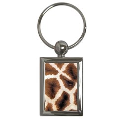 Giraffe Skin Texture Key Chain (rectangle) by kyorashop23