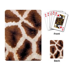 Giraffe Skin Texture Playing Cards Single Design (rectangle)