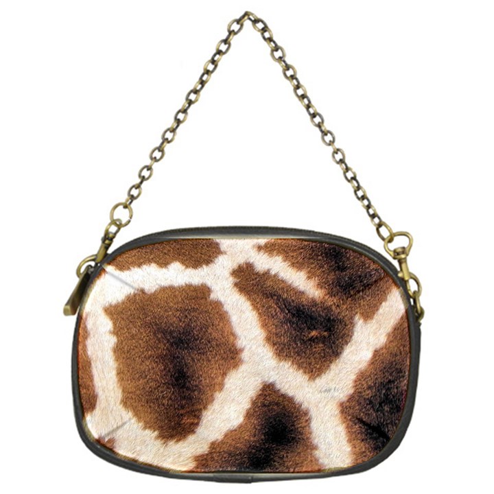 Giraffe Skin Texture Chain Purse (One Side)