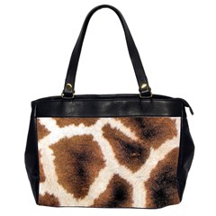 Giraffe Skin Texture Oversize Office Handbag (2 Sides) by kyorashop23