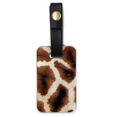 Giraffe Skin Texture Luggage Tag (one side)