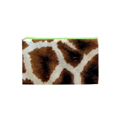 Giraffe Skin Texture Cosmetic Bag (XS)