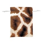 Giraffe Skin Texture Lightweight Drawstring Pouch (S) Front