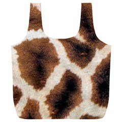 Giraffe Skin Texture Full Print Recycle Bag (XXXL)