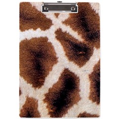 Giraffe Skin Texture A4 Acrylic Clipboard