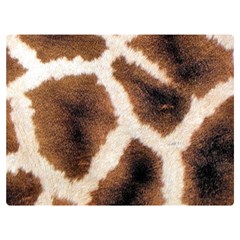 Giraffe Skin Texture Premium Plush Fleece Blanket (Extra Small)