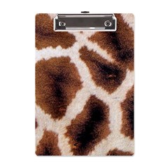 Giraffe Skin Texture A5 Acrylic Clipboard